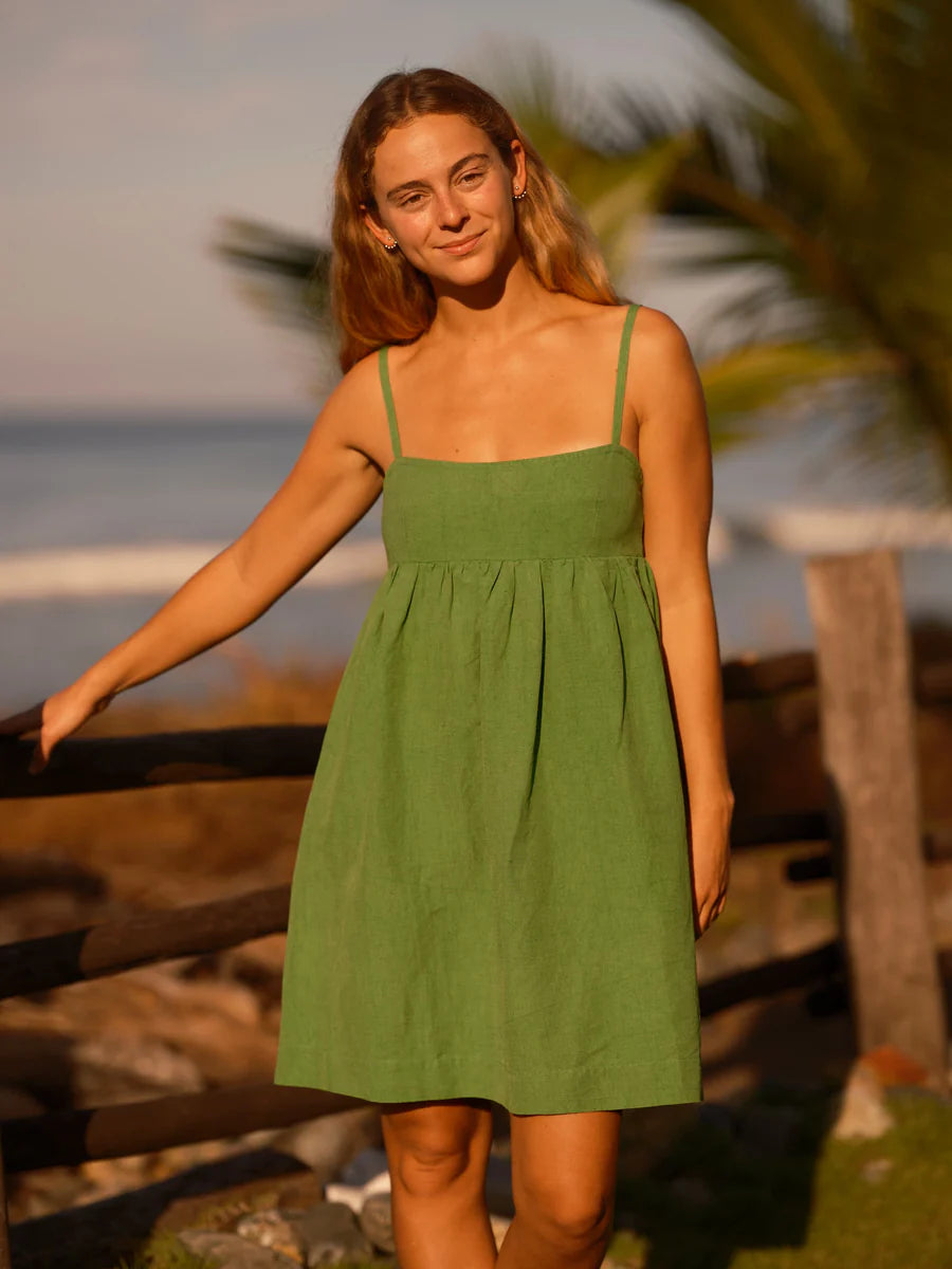 Beach Doll Dress - Green