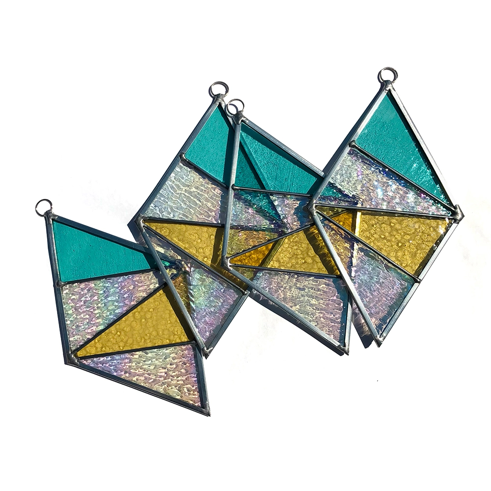 Stained Glass Ornament Diamond - Moondream