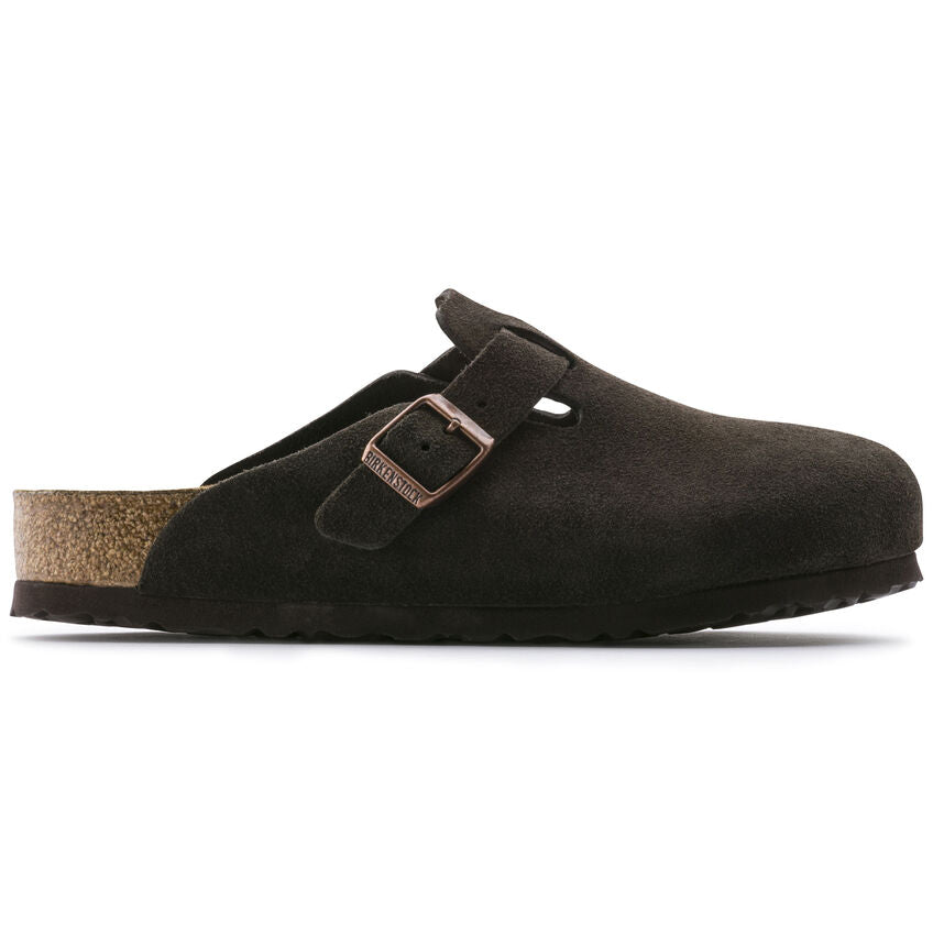 Boston Soft Footbed Suede Leather - Mocha