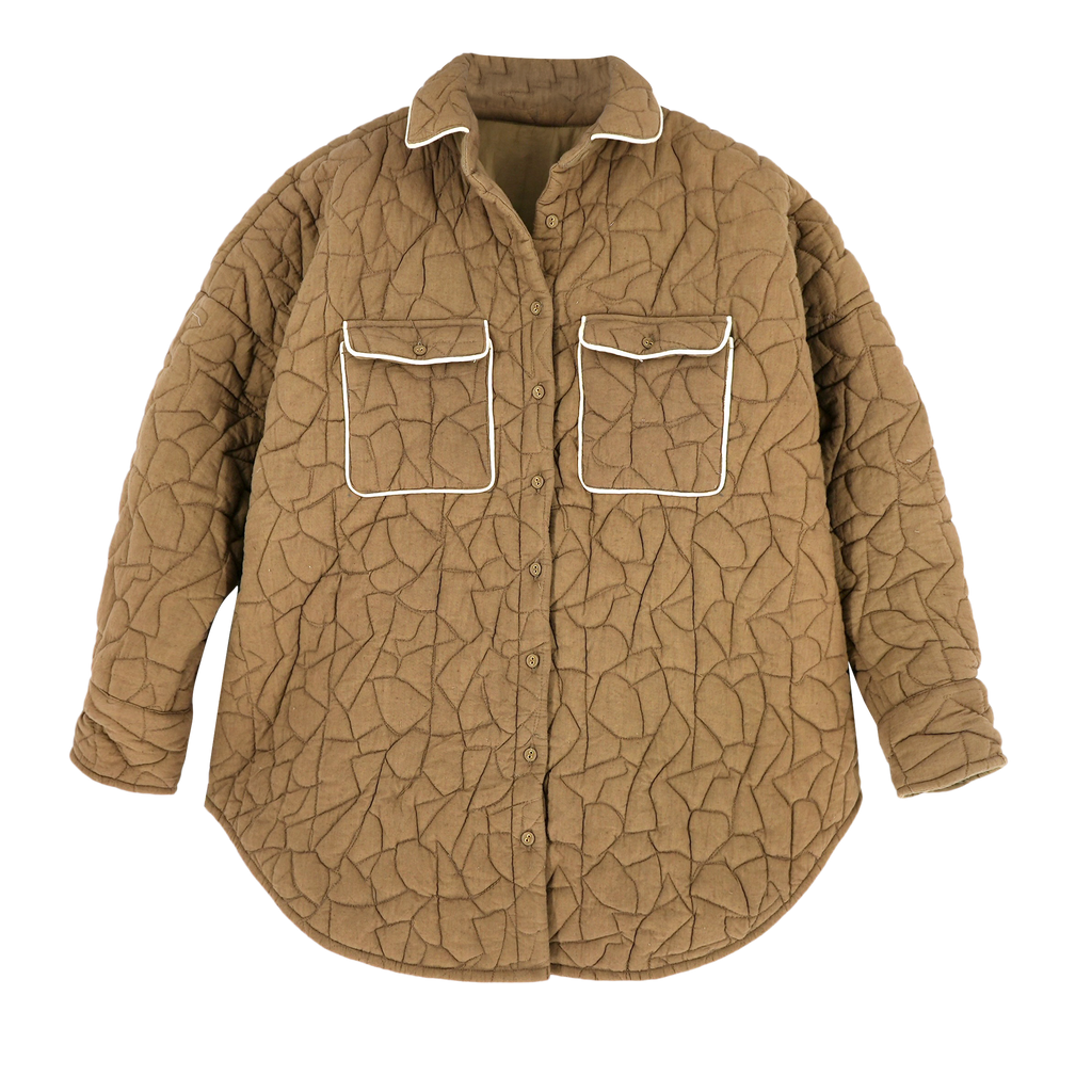 Kyoto Jacket in Quilted Tannin