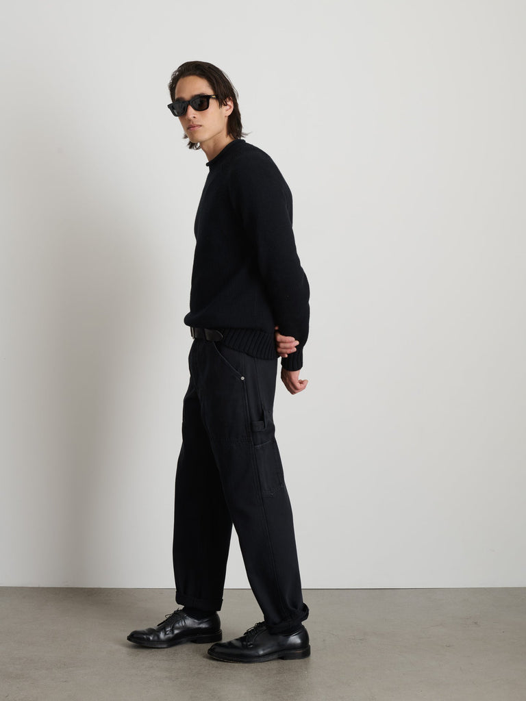 The Painter Pant in Recycled Denim - Washed Black