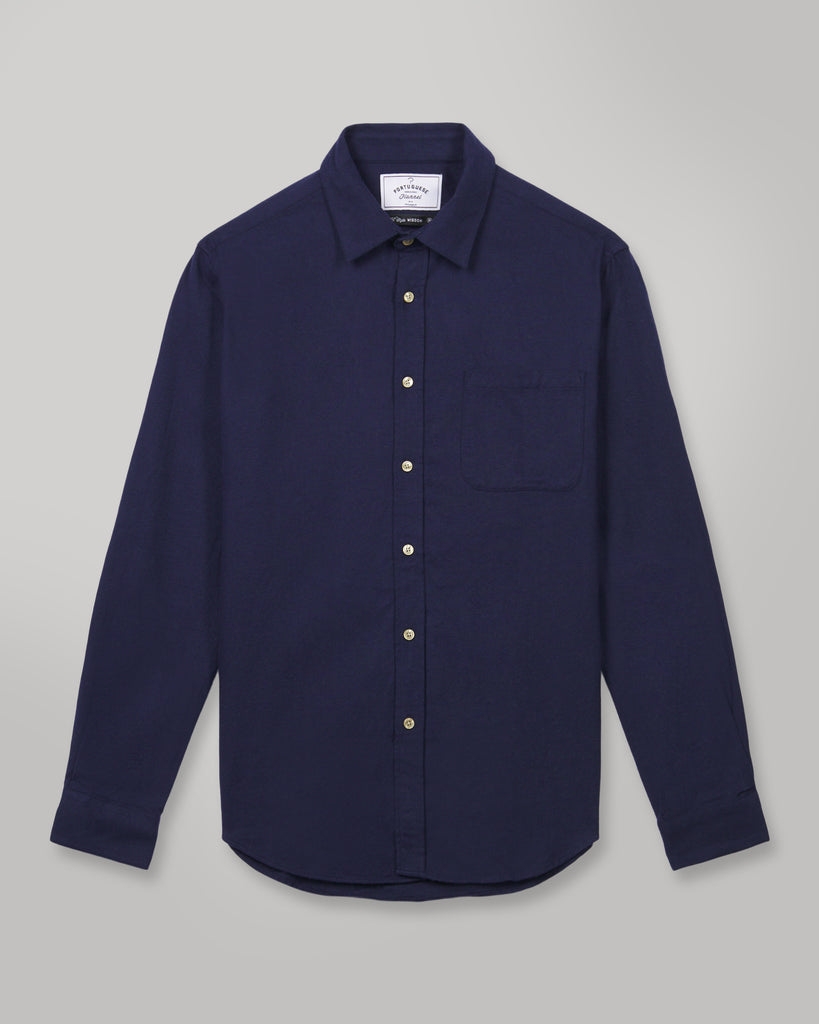 Teca Long Sleeve Shirt - Navy