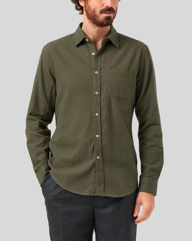 Teca Long Sleeve Shirt - Olive