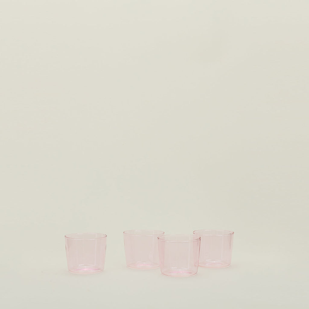Essential Glassware - Set of 4 - Blush Small