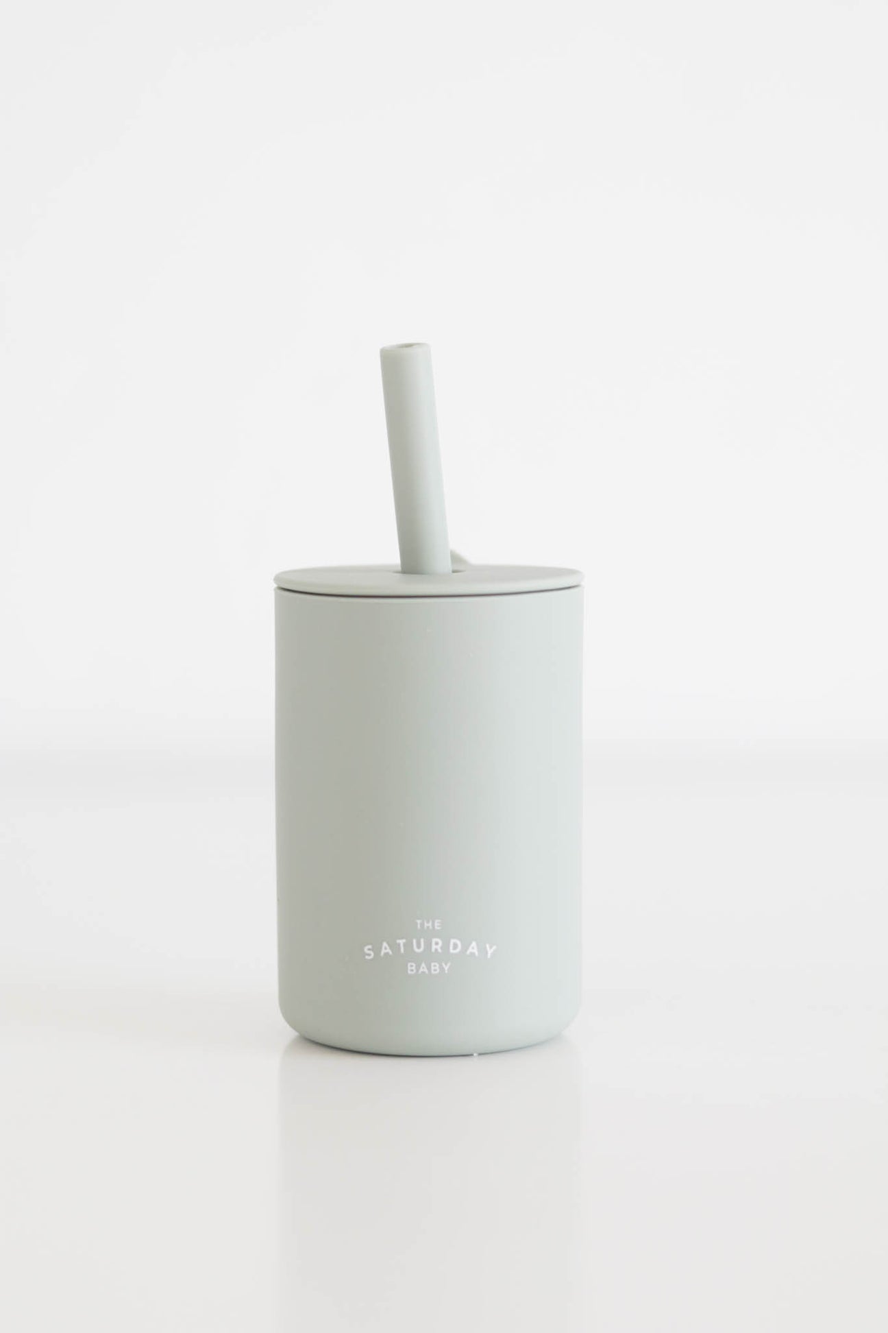 Silicone Straw Cup - Sage