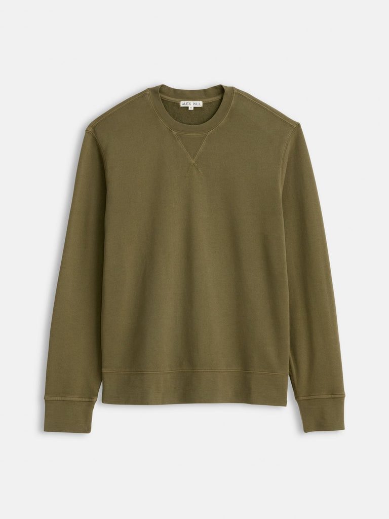 Garment Dyed Lightweight Crewneck Sweatshirt - Bay Leaf