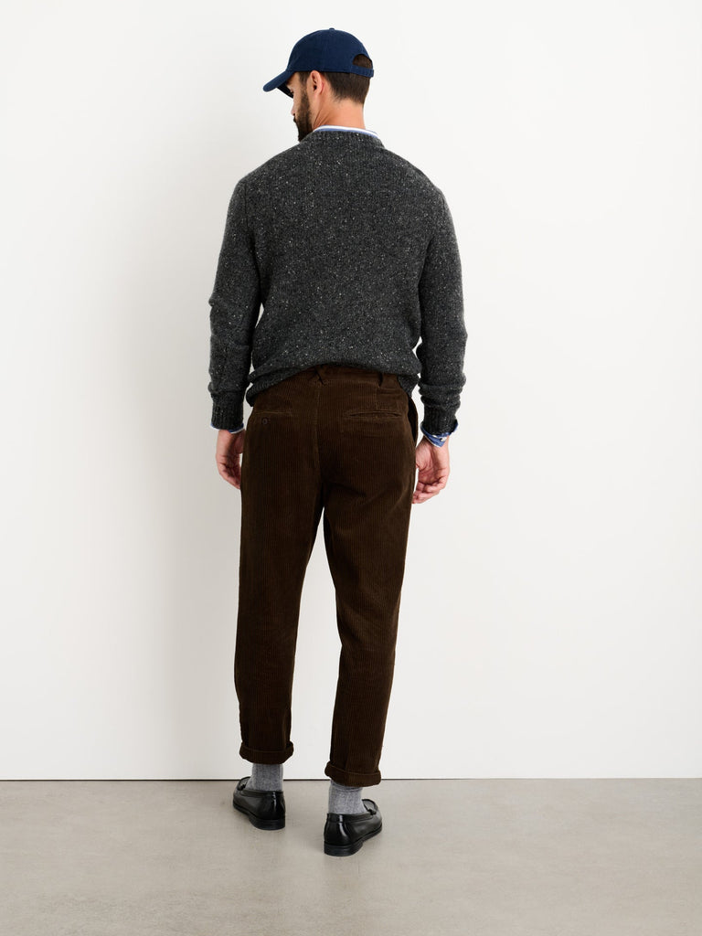 Donegal Crewneck Sweater - Charcoal