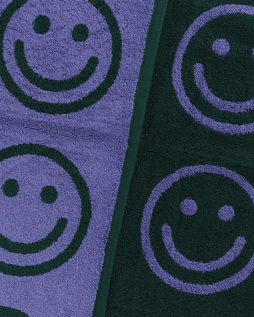 Bath Towel - Evergreen Happy