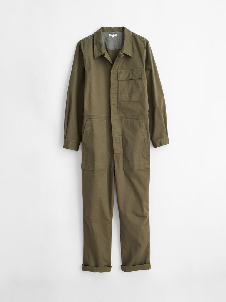 Field Jumpsuit in Chino - Olive